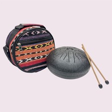 Tamburo Lingua Acciaio Meditazione Yoga per Appunti Pollici Strumento a Percussione Mano