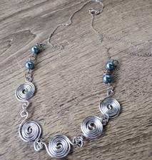 COLLANA FATTA A MANO ARGENTO