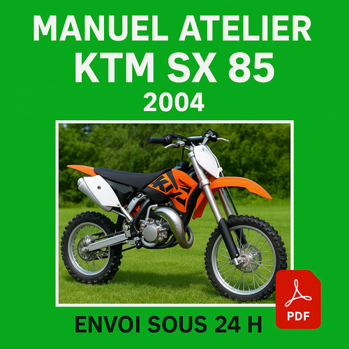 Manuel atelier ktm 2004 - ktm, sx
