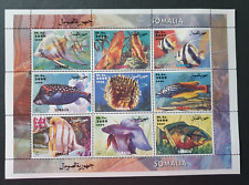 2000 SOMALIA FOGLIO VITA MARINA PESCE TROPICALE VF MNH
