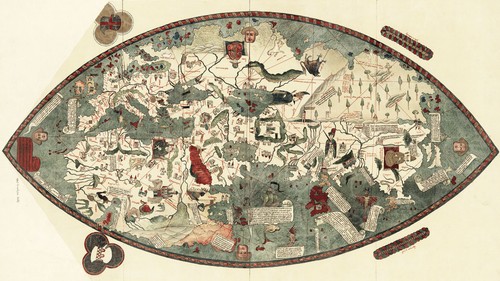 Mappa del mondo genovese - , 1457