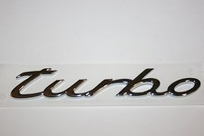 EMBLEMA SCRITTA TURBO CROMATO