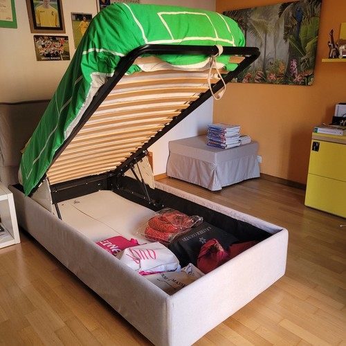 Letto contenitore singolo 105x - contenitore,