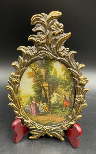 Quadro miniatura ovale scena