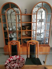 Soggiorno Completo, Più Parete attrezzata, In Legno Massello 