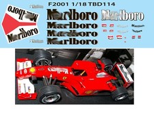 1/18 Decals per  FERRARI F1
