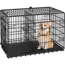 Metal Dog Crate with Divider