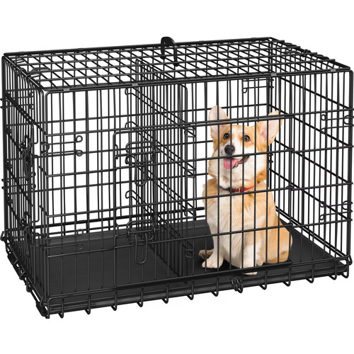 Metal dog crate with divider - dog,