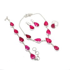 Set collana pietre preziose