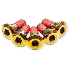 5x Viti Bulloni Rotore Disco Posteriore Bronzo Titanio per Suzuki GSXR-1000 K7 K8