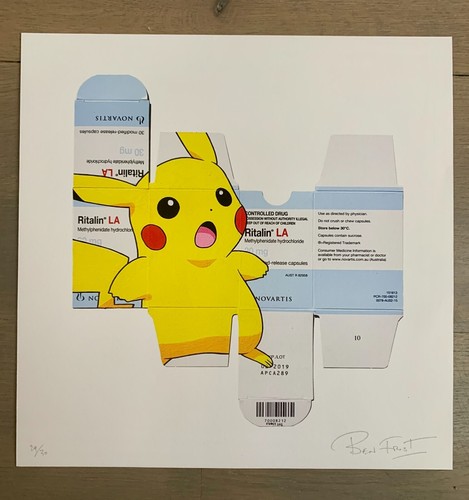 Stampa ben frost - "pikachu, sul