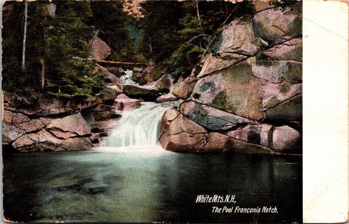 Cartolina franconia notch - cartolina, pool