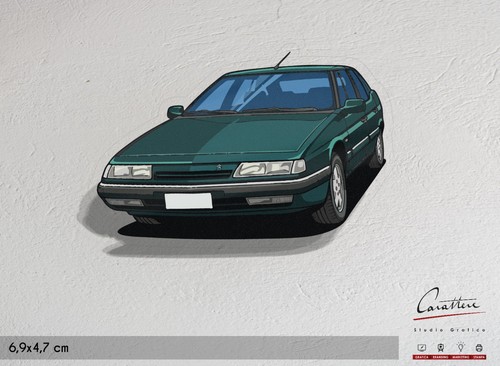 Adesivo figurina citroen - citroen, xm