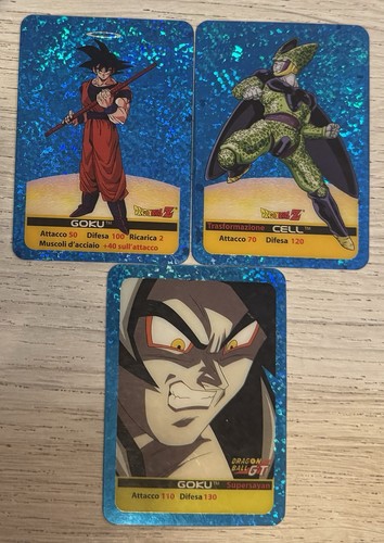 Dragon ball lotto 3 carte - lotto,