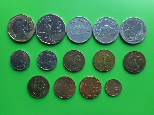 Seychelles 25 centesimi - seychelles, 1,10,25
