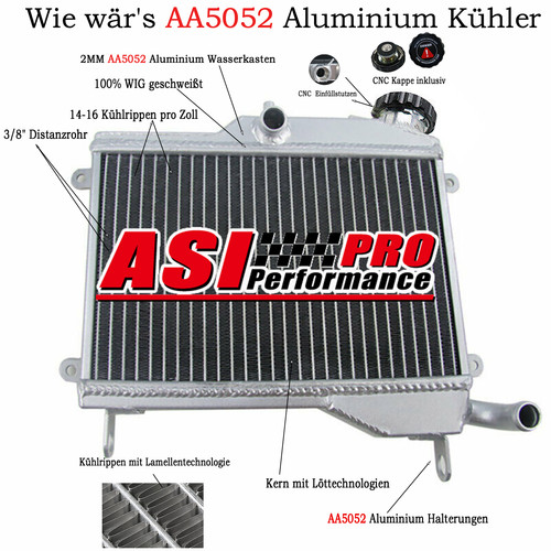 Radiatore aggiornato alluminio - aggiornato,
