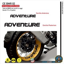 2 Adesivi cerchi ruote raggi