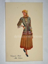 ATENE ATTIC COSTUME Greek Grec Greece Grecia costumi old postcard