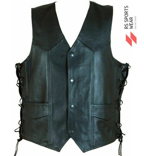Gilet moto pelle vera - gilet,