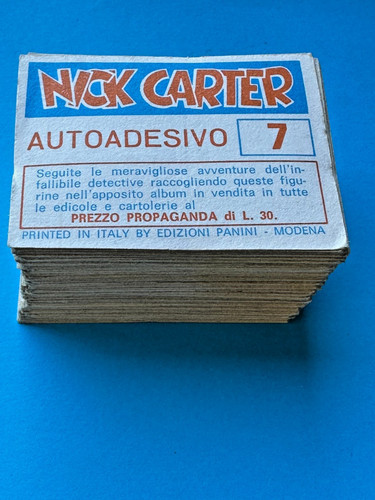 Mancolista figurine panini - figurine,
