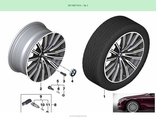 Bmw cerchio lega originale - bmw,