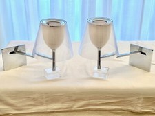 Coppia Lampade  Flos, Ktribe W Trasparente, Philippe Starck,