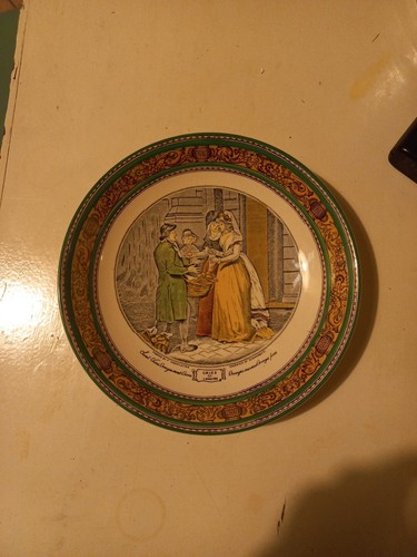 Antico piatto firmato - piatto, adams