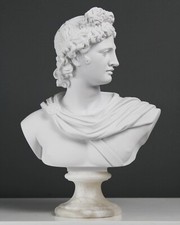 Scultura busto di Apollo