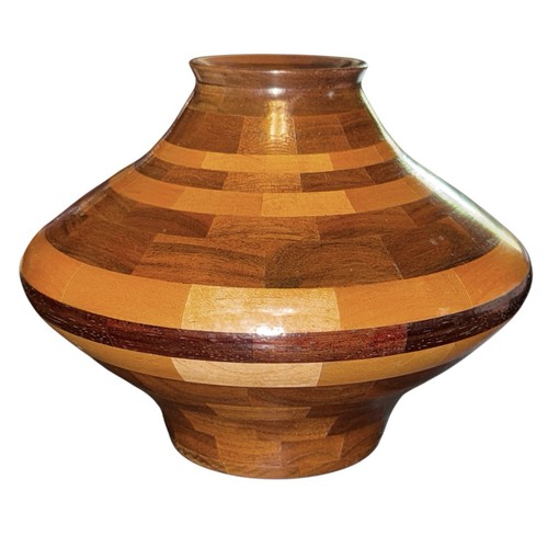 Vaso legno segmentato - in,