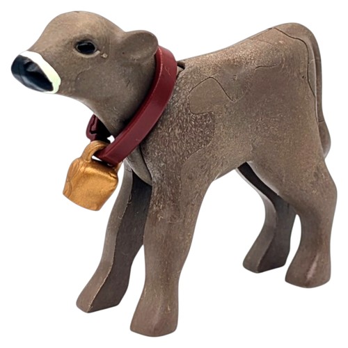Playmobil vitello grigio mucca