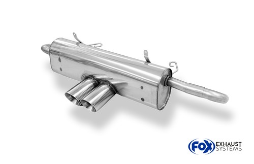 Silenziatore fox per porsche - silenziatore,