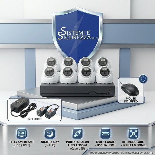Kit videosorveglianza canali - kit,