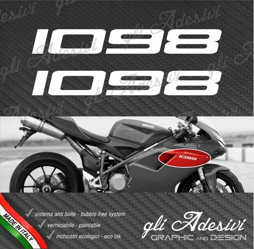 Adesivi ducati 1098 - 2, per