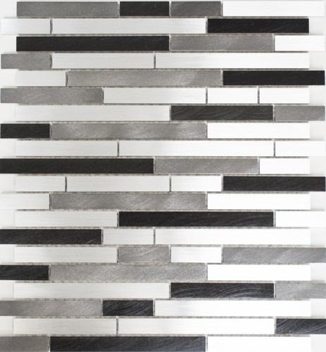 Metallo mosaico piastrelle - metallo,