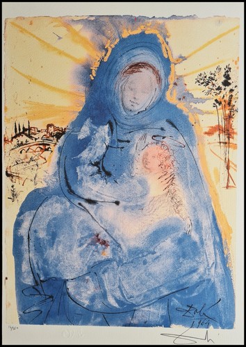 Salvador dali holy bibbia x - dali,