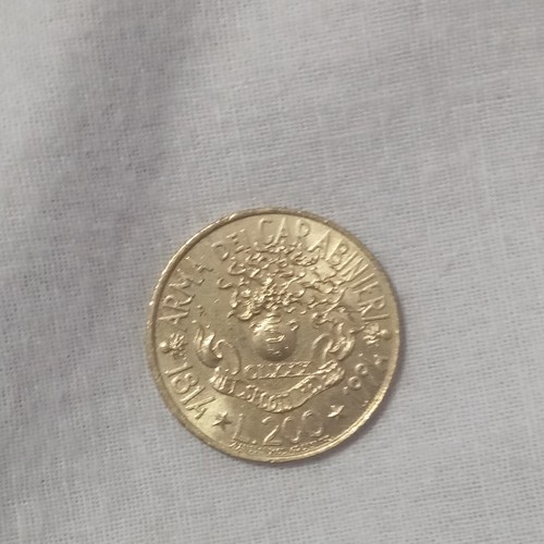 Moneta 200 lire - 200, dell'arma