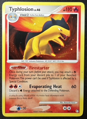 Typhlosion 123 p - typhlosion, d&p