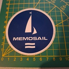 adesivo vintage STICKER kleber memosail vela barca a vela
