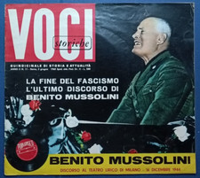 ULTIMO DISCORSO DI MUSSOLINI
