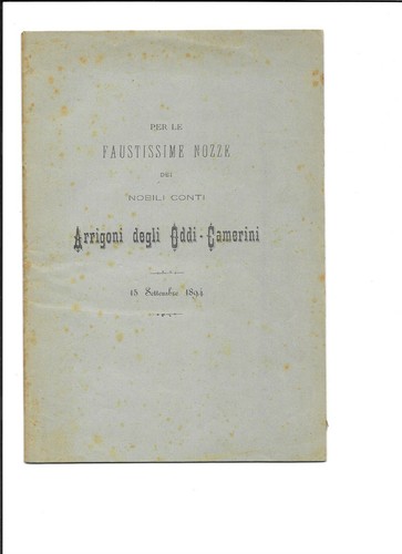 Arrigoni degli oddi - arrigoni,