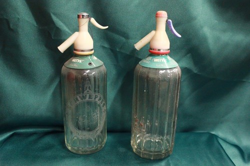 Coppia bottiglie seltz - di, da