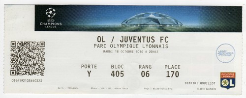 Biglietto olympique lione - biglietto,