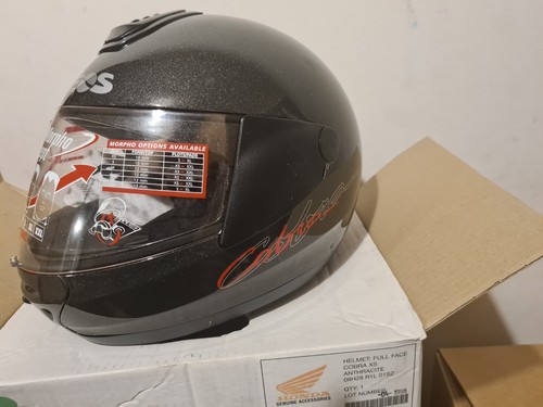 Casco moto integrale vintage