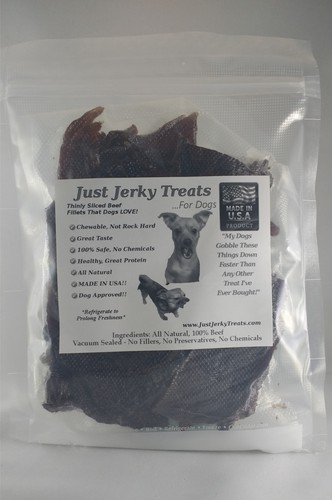 Natural beef jerky dog treats - natural,