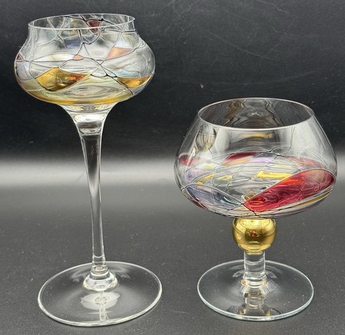 Coppia calici vintage in - coppia, di