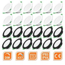 Faretto LED da incasso 55mm-205mm dimmerabile piatto soffitto incasso spot...