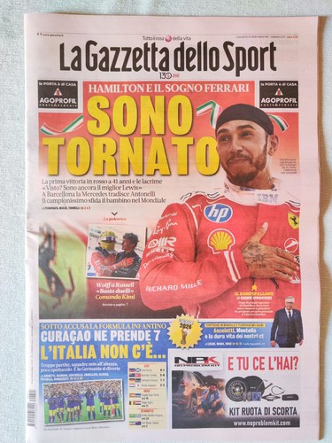 Gazzetta sport lewis hamilton - gazzetta,