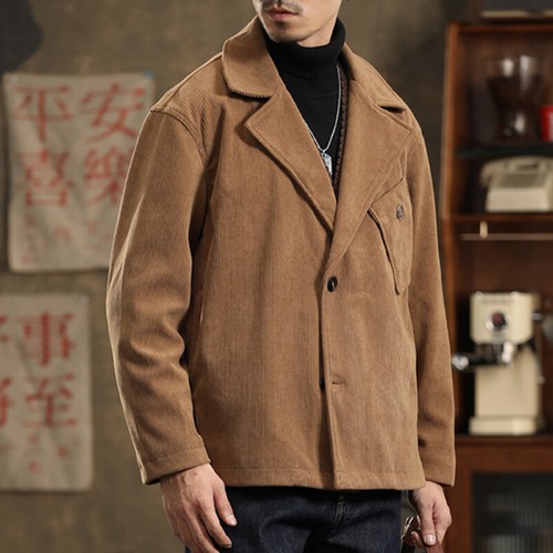 Uomo vintage casual - velluto, a