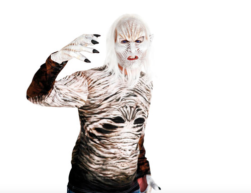 Bianco walker maschera - bianco,