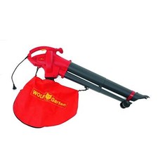 Wolf Soffiatore Elettrico Giardino LBV 2600E Aspirafoglie Tritafoglie Raccoglitore 2600W